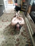 Beta Cuck Hogtied Naked, Ballgagged, and Drooling