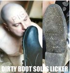lick the shit from my soles