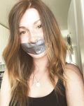 Moona tape gagged