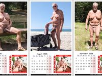 NackterHaro - Mein Nackt-Kalender 2026 4x3 Monate