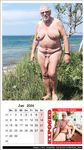 NackterHaro - Mein Nackt-Kalender 2026 12x1 Monat