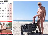 NackterHaro - Mein Nackt-Kalender 2026 12x1 Monat