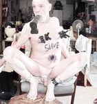 tonyslave displayed naked and punished