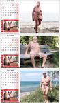 NackterHaro - Mein Nackt-Kalender 2026 4x3 Monate