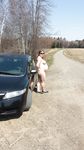 Annie Martin - Quebec Canada - Pregnant car slut exposed