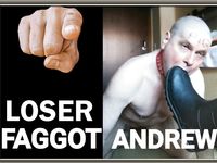 Web humiliation extreme slave fag Andrew