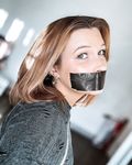 tape gagged girls