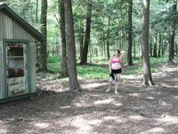 Annie Martin from Quebec Canada - Naked Public wood naked