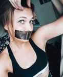 tape gagged girls  2