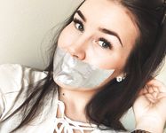tape gagged girls  3