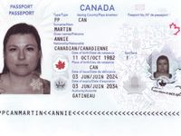 Annie Martin exposed model from Quebec Canada