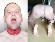 Spit, piss, shit in this slave's mouth