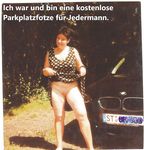 Parkplatzfotze Gitte aus Rheine