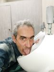 Toilet fagot loser Oleg Yakuba lick urinal.