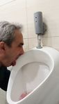 Toilet fagot loser Oleg Yakuba lick urinal.