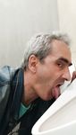 Toilet fagot loser Oleg Yakuba lick urinal.