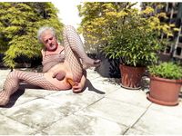 Dirty scatplay scat smear with crossdresser Ivo from Austria