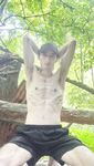 FagBoyBlake gets naked outside