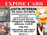 Exposed pervert faggot  Justin Peterson