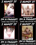 We are Proud to be Exposed Faggots Forever
