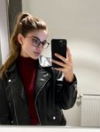  I want to be rap3d in leather jacket and leather skirt