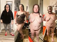 Slut Wife Anne Dressed to Undressed