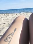 Vanessa at the beach