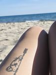 Vanessa at the beach