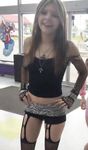 Teen mistress and mature goddess