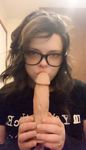 Teasing my exposed sissy fuck hole with my dildo