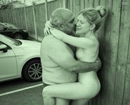 Dogging in local car park with taxi driver