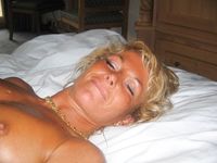 Blond mature slut