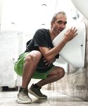 The loser realtor Oleg Yakuba urinals licking.