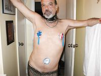 tony displayed naked as a sissy faggot male Continued