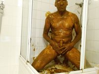 scat fun in the bathroom