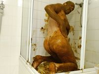 scat fun in the bathroom