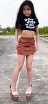 Prostitutes in obscene outfits