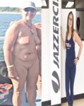 Clothed/unclothed mature women