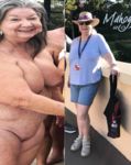 Clothed/unclothed mature women