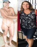 Clothed/unclothed mature women