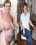 Clothed/unclothed mature women