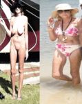 Clothed/unclothed mature women