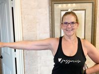 Margret fully mature shaved nudist