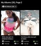 White slave girls for bondage models