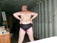 Sissy whore Sharon models some of her lingerie