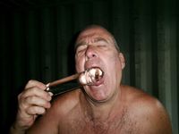 Me Showing you Two of the dildos I will use for you