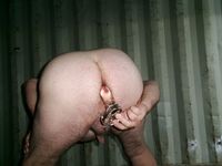 Me Showing you Two of the dildos I will use for you