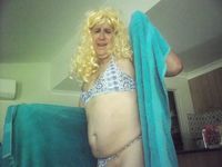 Preparing to Film Sharon the Sissy Whore Series Number 18,