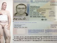 Exposed Webslut Robert Hendriksen ID Card Verification