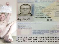 Exposed Webslut Robert Hendriksen ID Card Verification